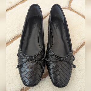 NWT Schutz Arissa Woven Leather Ballet Flat